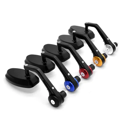 22mm Aluminum Motorcycle Bar End Rearview Mirror Modified Adjustable Rearview Mirror